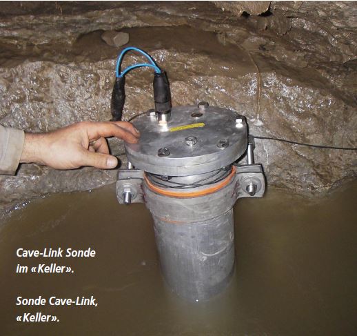 Measuring device, Hölloch cave